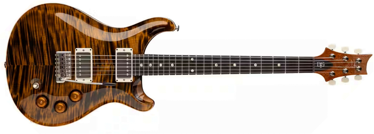 Prs David Grissom Dgt Usa Signature 2h Trem Rw - Tiger Eye - Guitarra eléctrica de doble corte - Main picture