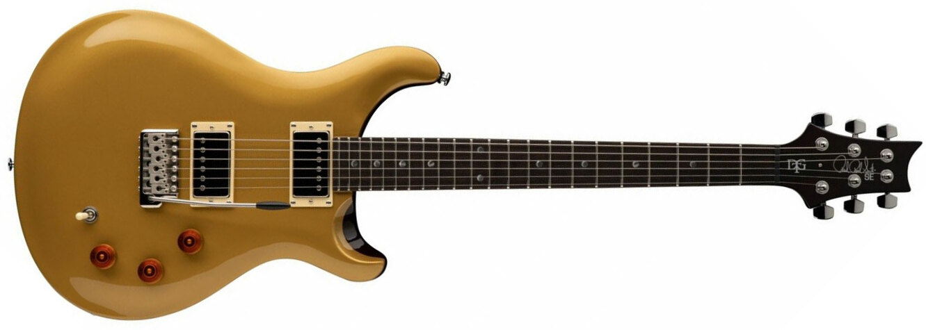Prs David Grissom Se Dgt 2023 Signature 2h Trem Rw - Gold Top - Guitarra eléctrica de doble corte - Main picture