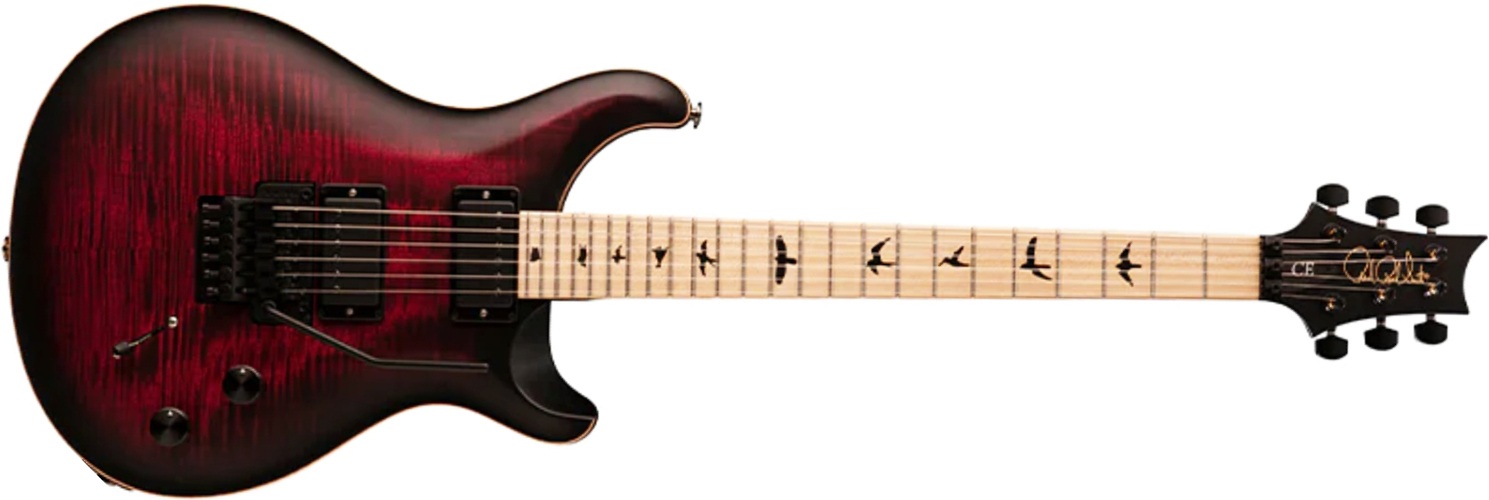 Prs Dustie Waring Dw Ce 24 Floyd Bolt-on Usa Signature 2h Fr Mn - Waring Burst - Guitarra eléctrica de doble corte - Main picture