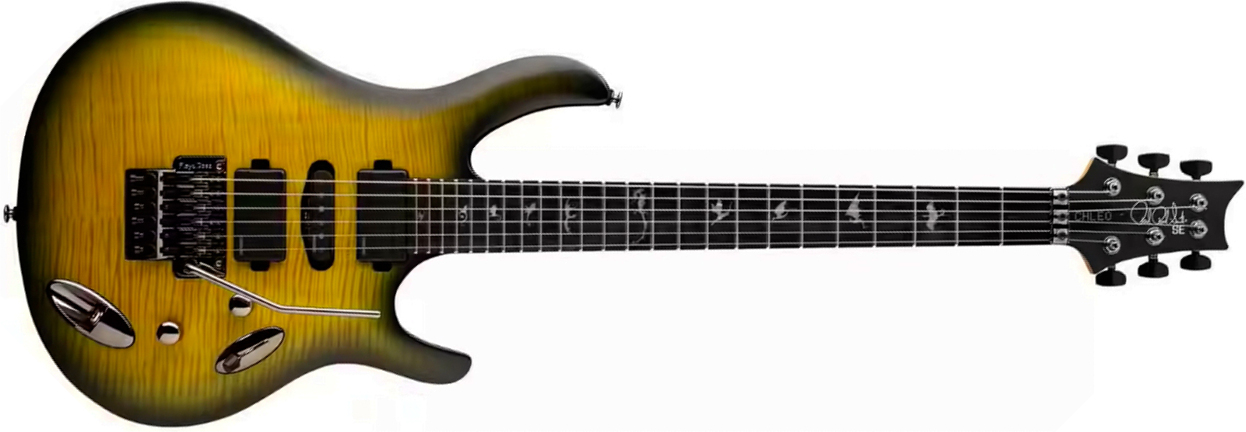 Prs Herman Li Chleo Se Signature Hsh Fishman Fluence Fr Eb - Mantis Burst - Guitarra electrica metalica - Main picture