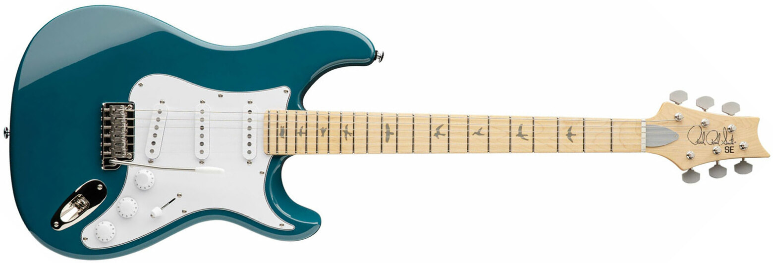 Prs John Mayer Se Silver Sky Maple Signature 3s Trem Mn - Nylon Blue - Guitarra eléctrica de autor - Main picture