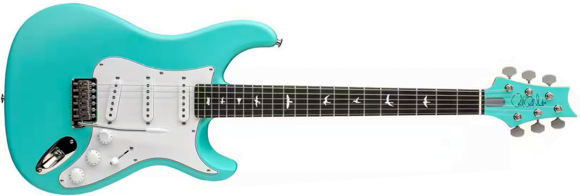 Prs John Mayer Silver Sky Bolt-on Usa Ltd Trem 3s Rw - Wild Blue Satin - Guitarra eléctrica de doble corte - Main picture