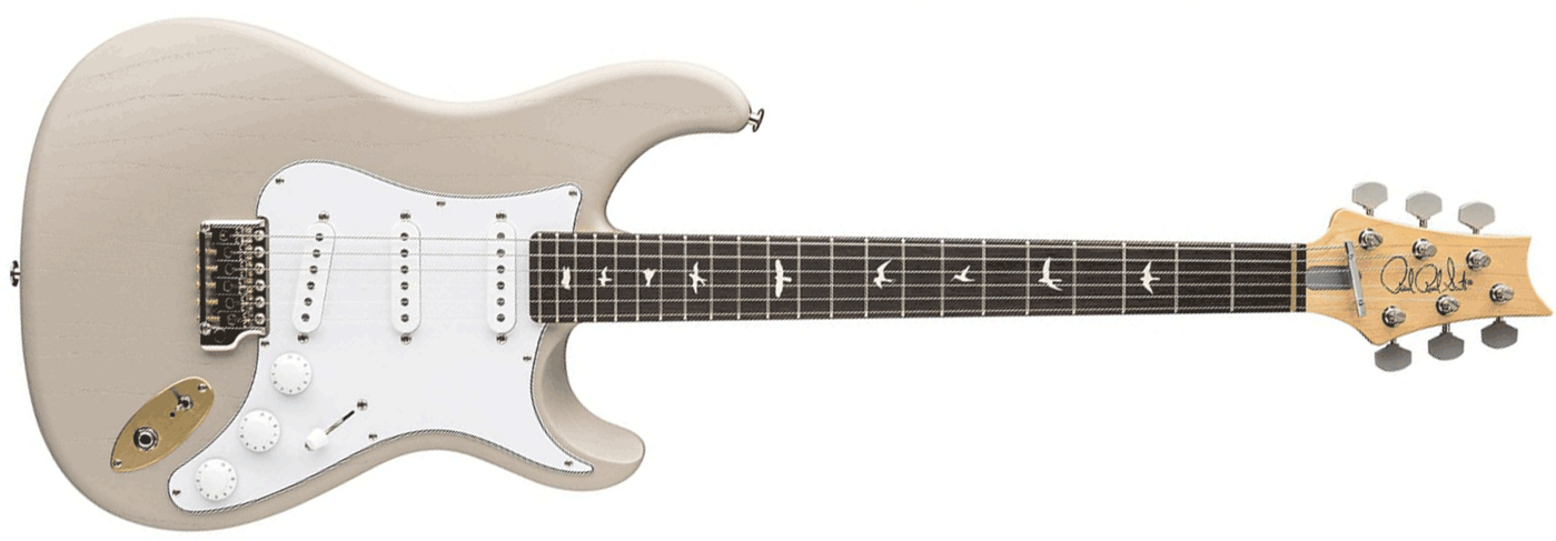 Prs John Mayer Silver Sky Dead Spec Usa Ltd Signature 3s Trem Rw - Moc Sand Satin - Guitarra eléctrica con forma de str. - Main picture