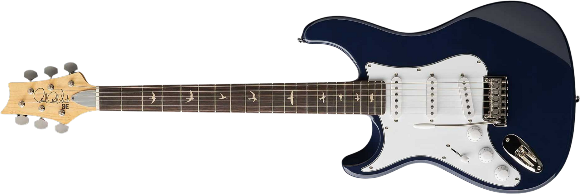 Prs John Mayer Silver Sky Rosewood Lh Se Signature Gaucher 3s Trem Rw - Trad Blue - Guitarra eléctrica con forma de str. - Main picture
