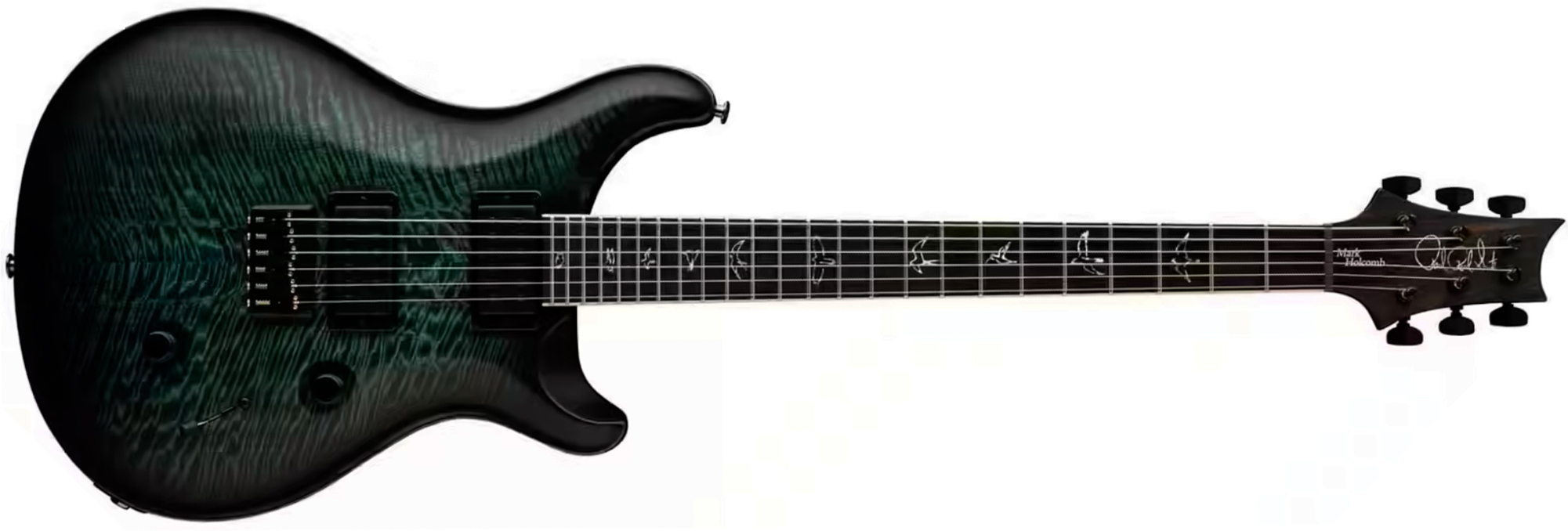 Prs Mark Holcomb Usa Signature 2h Seymour Duncan Ht Eb - Cobalt Smokeburst - Guitarra eléctrica de doble corte - Main picture