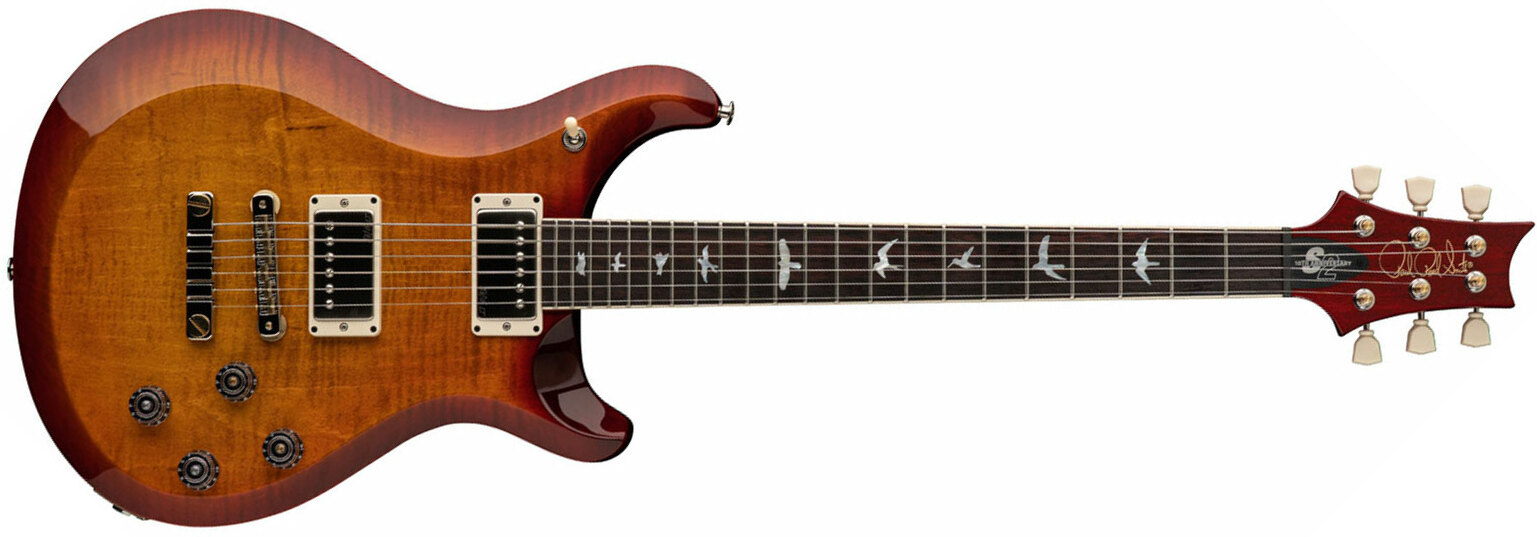 Prs Mccarty 594 10th Ltd S2 Usa 2h Ht Rw - Dark Cherry Sunburst - Guitarra eléctrica de doble corte - Main picture
