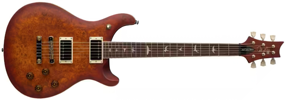 Prs Mccarty 594 Laurel Burl Se Exotic Veneer Trem 2h Rw - Vintage Sunburst - Guitarra eléctrica de corte único. - Main picture
