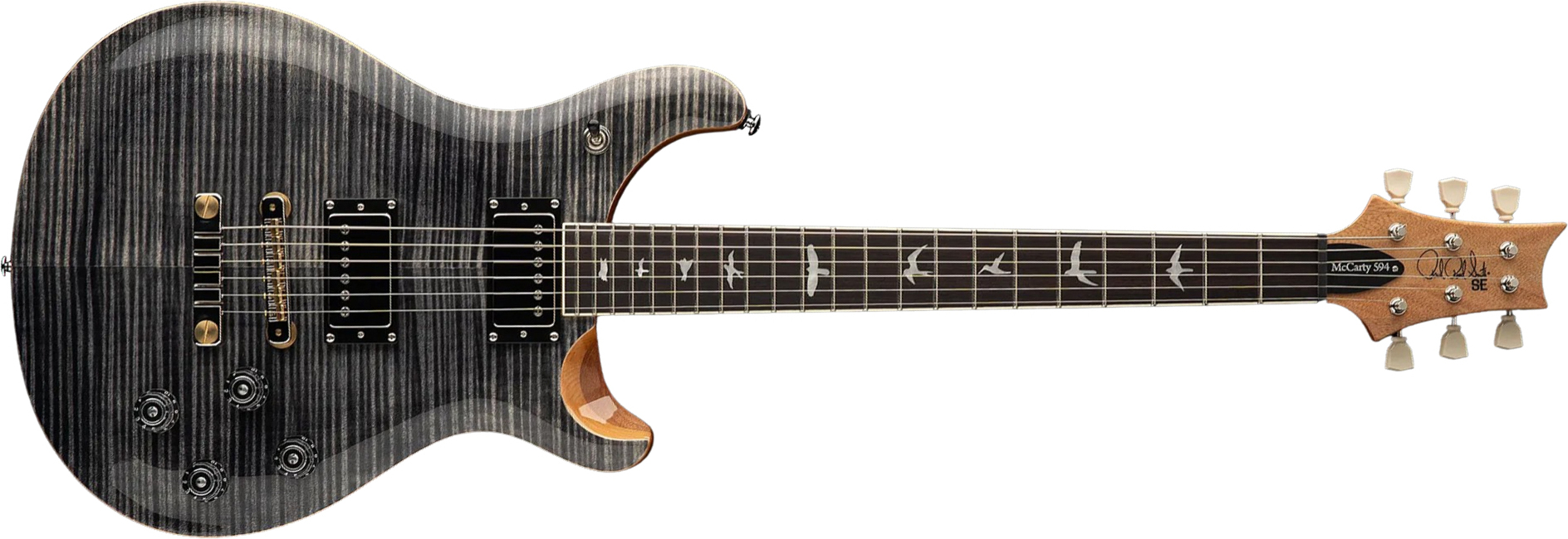 Prs Mccarty 594 Se 2h Ht Rw - Charcoal - Guitarra eléctrica de doble corte - Main picture