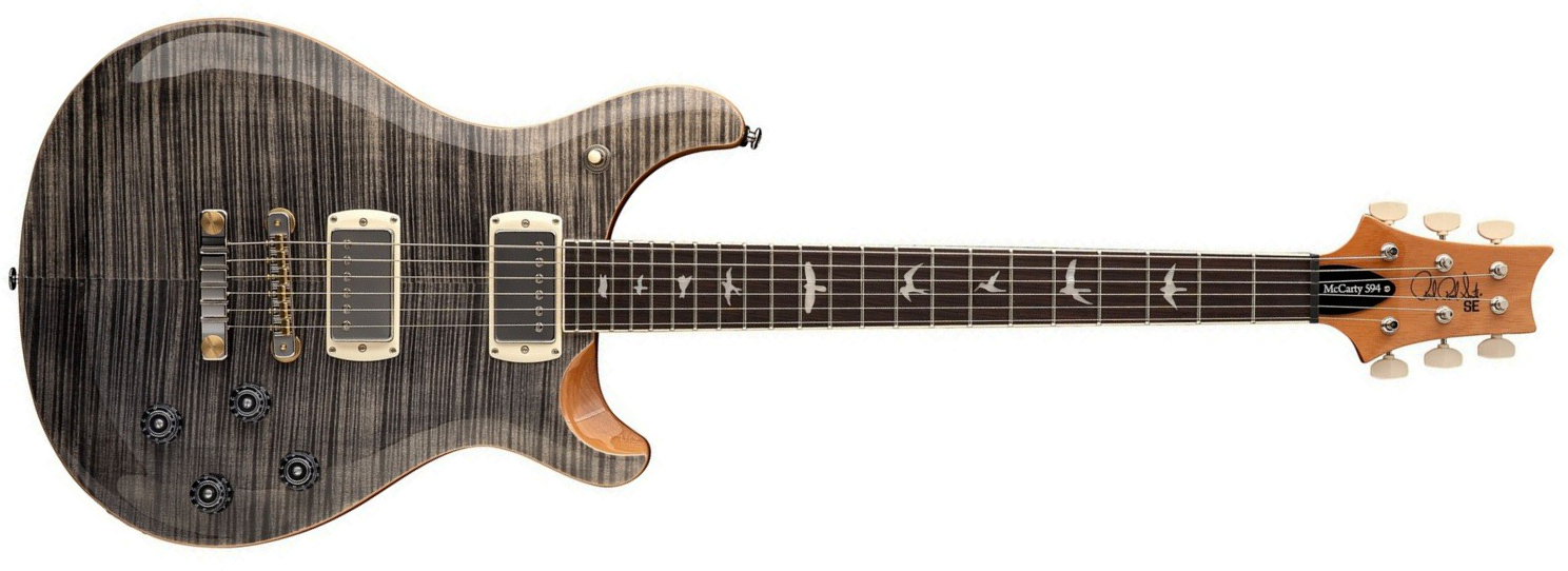 Prs Mccarty 594 Se (wing Tuners) 2h Ht Rw - Charcoal - Guitarra eléctrica de doble corte - Main picture