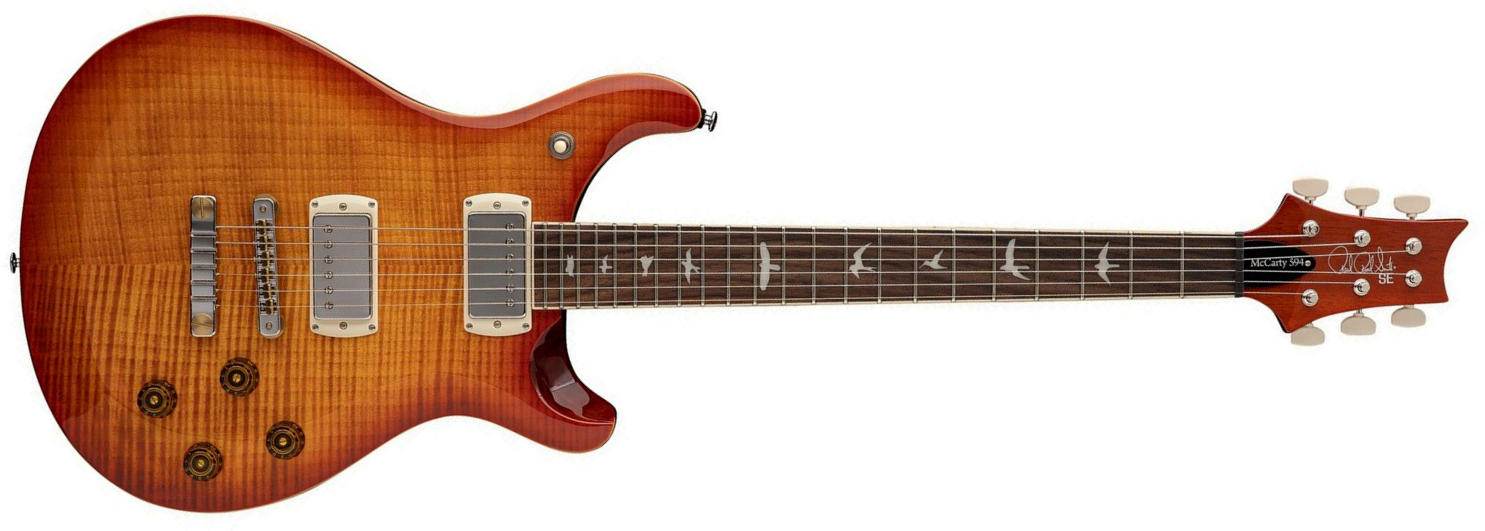 Prs Mccarty 594 Se (wing Tuners) 2h Ht Rw - Vintage Sunburst - Guitarra eléctrica de doble corte - Main picture