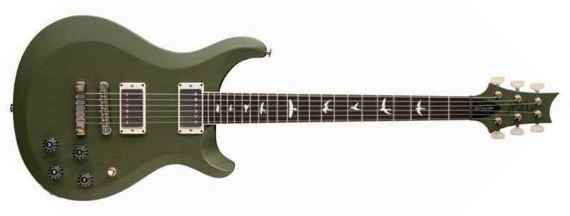 Prs Mccarty 594 Thinline S2 Usa 2h 58/15lt Ht Rw - Matcha Green Satin - Guitarra eléctrica de doble corte - Main picture