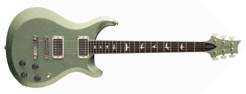 Prs Mccarty 594 Thinline S2 Usa 2h 58/15lt Ht Rw - Mavis Mint Metallic Satin - Guitarra eléctrica de doble corte - Main picture