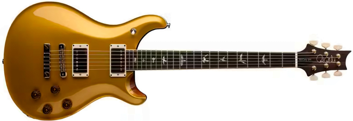 Prs Mccarty 594 Usa 2h Ht Rw - Gold Top Natural Back - Guitarra eléctrica de doble corte - Main picture