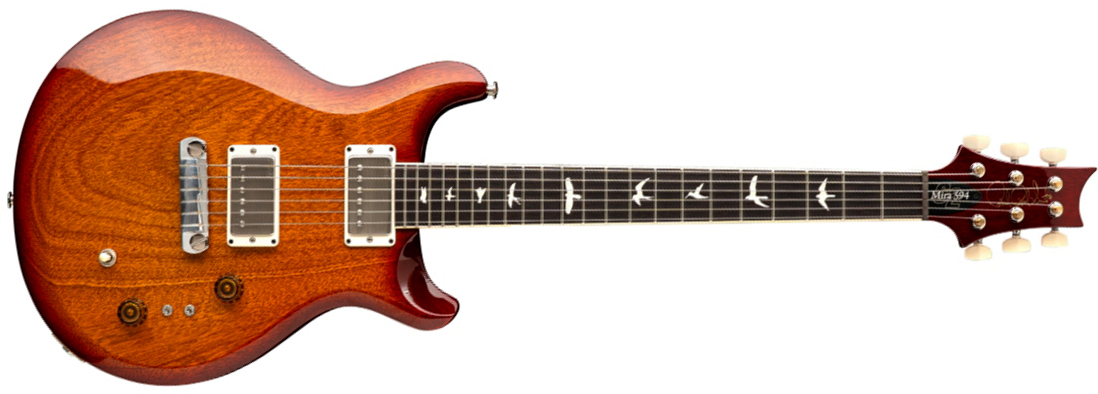 Prs Mira 594 S2 Usa 2h Ht Rw - Dark Cherry Sunburst - Guitarra eléctrica de doble corte - Main picture