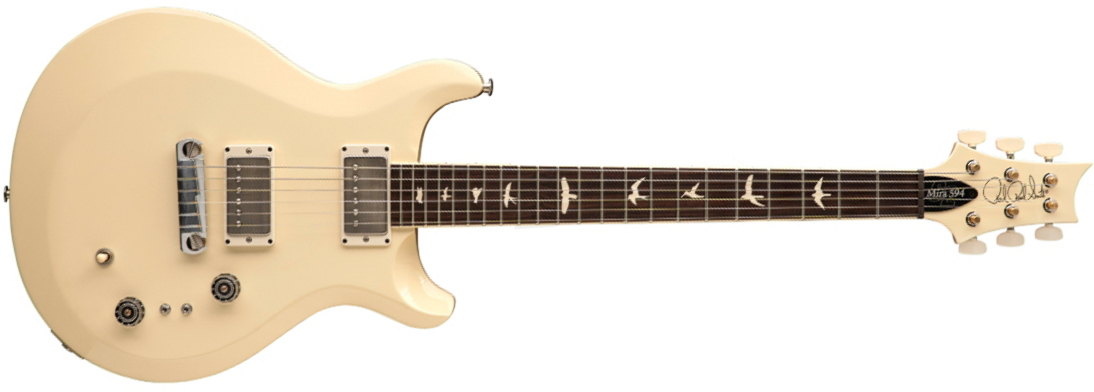 Prs Mira 594 S2 Usa 2h Ht Rw - Antique White - Guitarra eléctrica de doble corte - Main picture