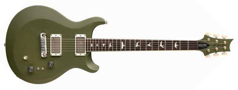 Prs Mira 594 Satin S2 Usa 2h Ht Rw - Matcha Green - Guitarra eléctrica de doble corte - Main picture