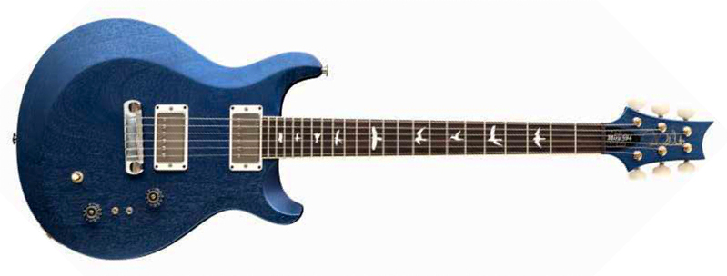 Prs Mira 594 Satin S2 Usa 2h Ht Rw - Metallic Midnight - Guitarra eléctrica de doble corte - Main picture