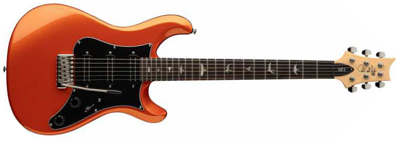 Prs Nf3 Se 3h Mini-humb. Trem Rw - Metallic Orange - Guitarra eléctrica de doble corte - Main picture