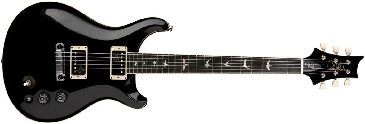 Prs Robben Ford Mccarty Ltd 2h Ht Bla - Black - Guitarra eléctrica de doble corte - Main picture