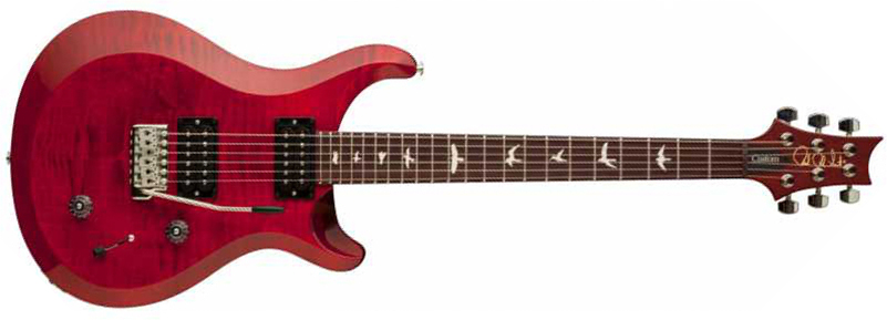 Prs S2 Custom 22 Usa Hh Trem Rw - Scarlet Red - Guitarra eléctrica de doble corte - Main picture