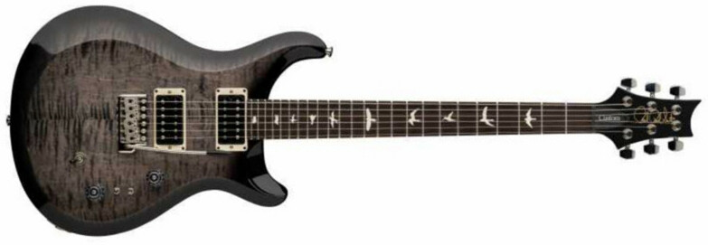 Prs S2 Custom 24-08 Usa 2h Trem Rw - Faded Grey Black Burst - Guitarra eléctrica de doble corte - Main picture