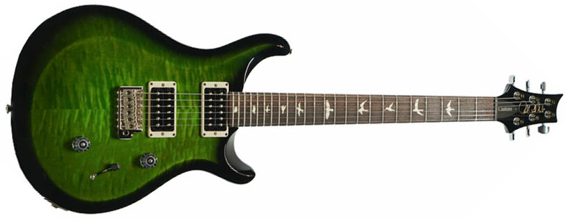 Prs S2 Custom 24 Usa 2h Trem Rw - Jade Smokeburst - Guitarra eléctrica de doble corte - Main picture