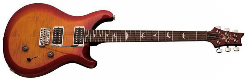 Prs S2 Custom 24 Usa 2h Trem Rw - Dark Cherry Sunburst - Guitarra eléctrica de doble corte - Main picture
