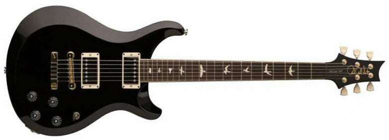 Prs S2 Mccarty 594 Thinline Hh Rw - Black - Guitarra eléctrica de doble corte - Main picture