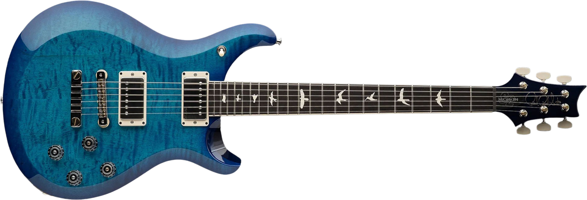 Prs S2 Mccarty 594 Usa 2h 58/15lt Ht Rw - Lake Blue - Guitarra eléctrica de doble corte - Main picture