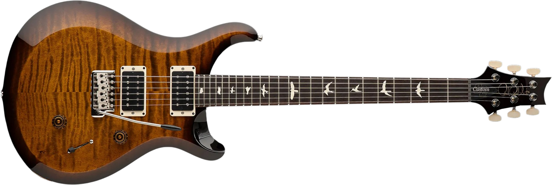 Prs S2 Mccarty 594 Usa 2h 58/15lt Ht Rw - Black Amber - Guitarra eléctrica de doble corte - Main picture