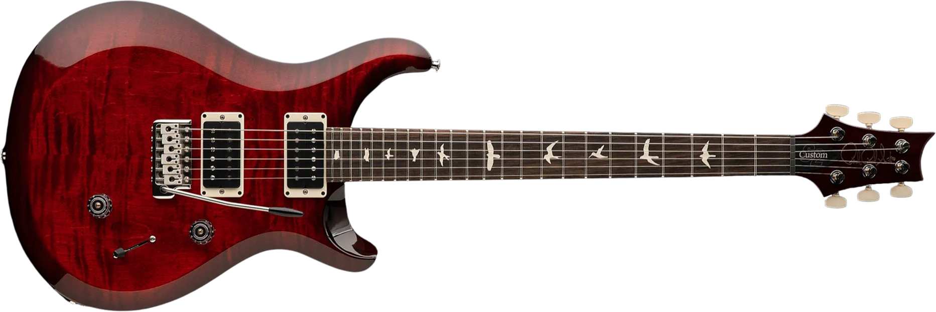 Prs S2 Mccarty 594 Usa 2h 58/15lt Ht Rw - Fire Red Burst - Guitarra eléctrica de doble corte - Main picture