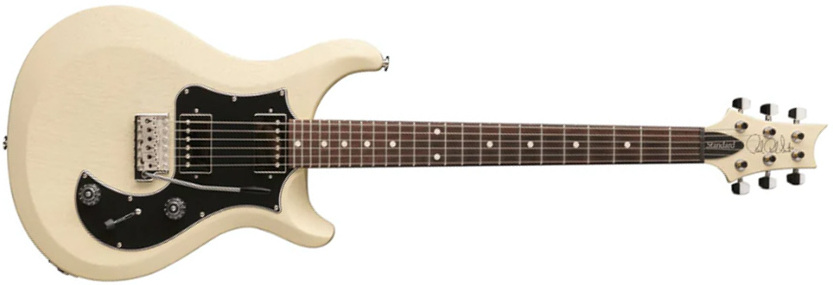 Prs S2 Standard 24 Satin Usa 2h Trem Rw - Antique White - Guitarra eléctrica de doble corte - Main picture