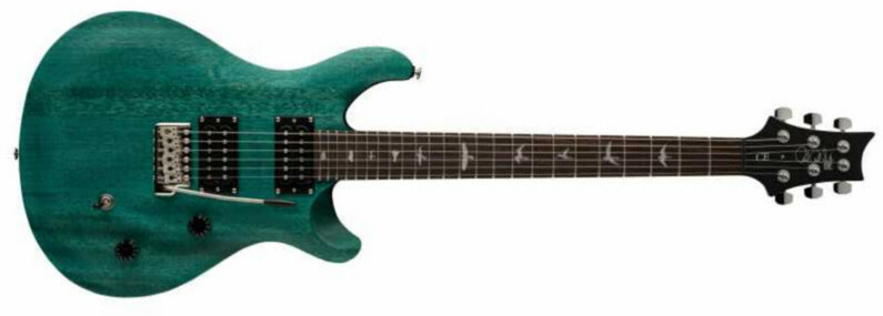 Prs Se Ce 24 Standard Hh Trem Mn - Satin Turquoise - Guitarra eléctrica de doble corte - Main picture