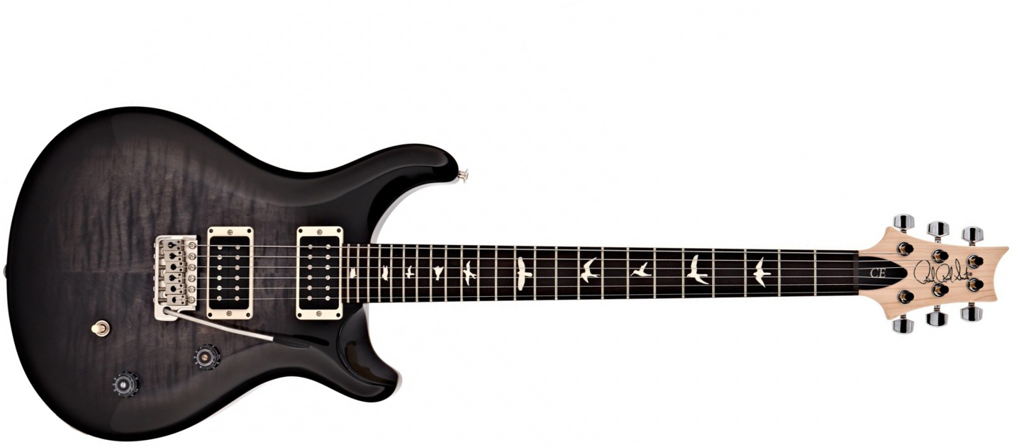 Prs Se Ce24 Bolt-on Ltd 2h Trem Rw - Charcoal Burst - Guitarra eléctrica de doble corte - Main picture