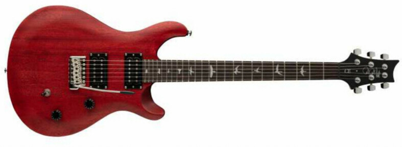 Prs Se Ce24 Standard 2h Trem Rw - Vintage Cherry - Guitarra eléctrica de doble corte - Main picture