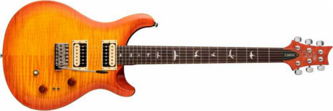 Prs Se Custom 24-08 2021 2h Trem Rw +housse - Vintage Sunburst - Guitarra eléctrica de doble corte - Main picture