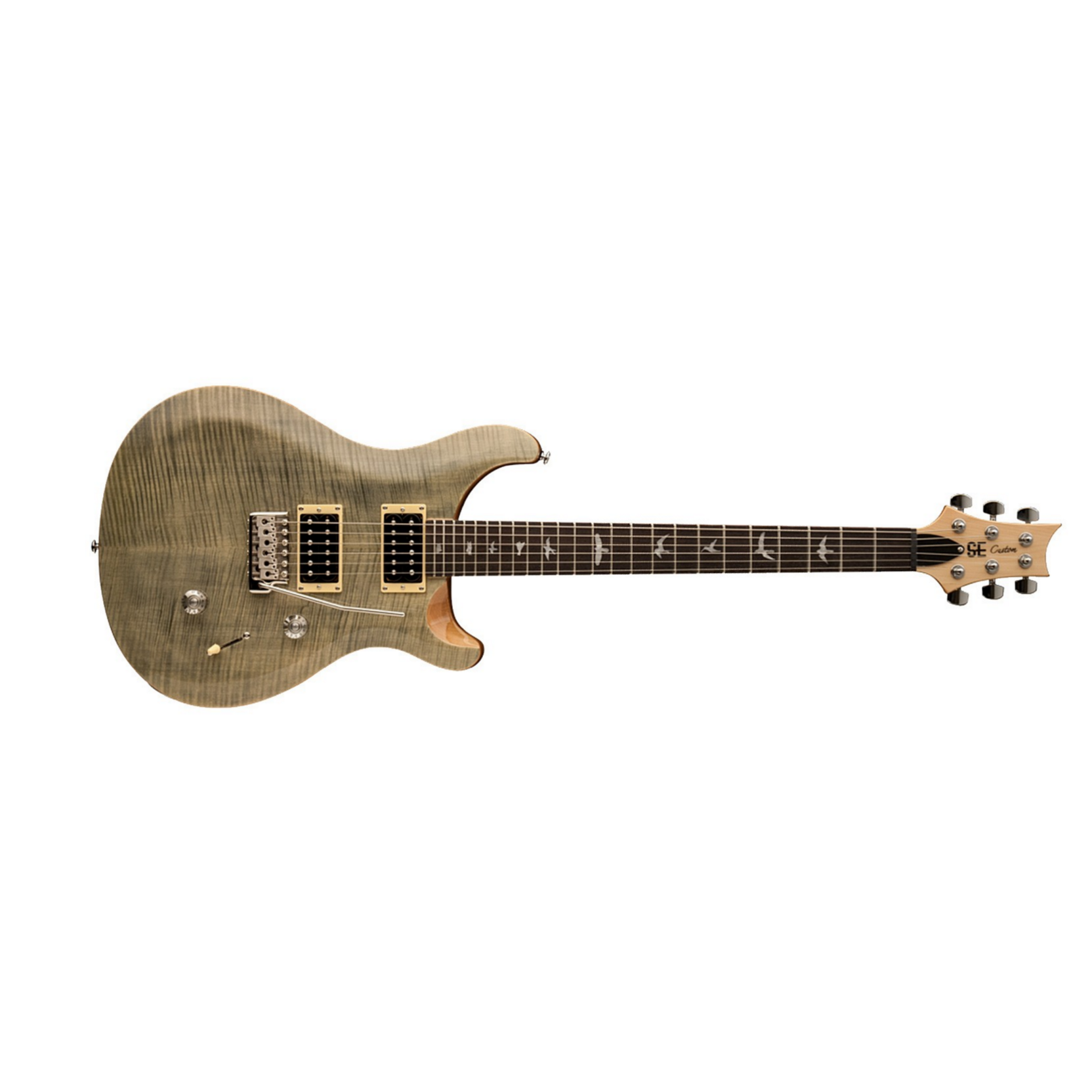Prs Se Custom 24 2018 Hh Trem Rw - Trampas Green - Guitarra eléctrica de doble corte - Main picture