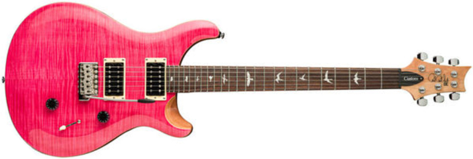Prs Se Custom 24 2021 Hh Trem Rw +housse - Bonnie Pink - Guitarra eléctrica de doble corte - Main picture