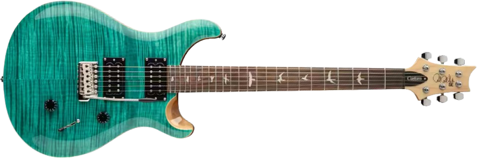 Prs Se Custom 24 2h 85/15s Trem Rw - Turquoise - Guitarra eléctrica de doble corte - Main picture