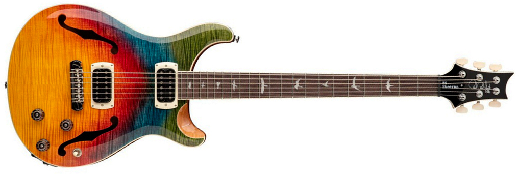 Prs Se Ed Sheeran Hollowbody I Piezo Baritone Signature Baryton 2h Ht Rw - Kaleidoscope - Guitarra eléctrica barítono - Main picture
