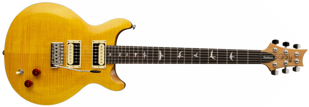 Prs Se Santana Signature 2018 Hh Trem Rw - Santana Yellow - Guitarra eléctrica de doble corte - Main picture