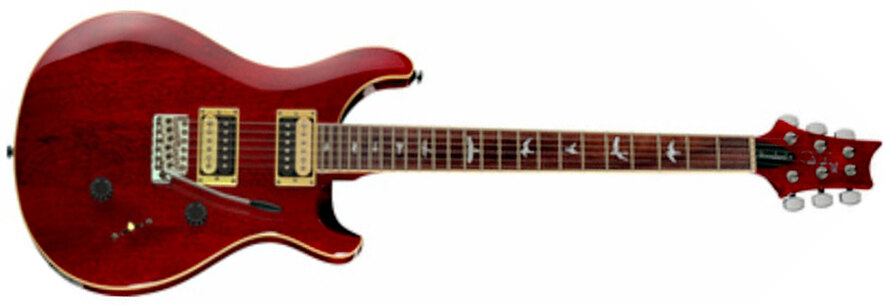 Prs Se Standard 24 2021 Hh Trem Rw +housse - Vintage Cherry - Guitarra eléctrica de doble corte - Main picture
