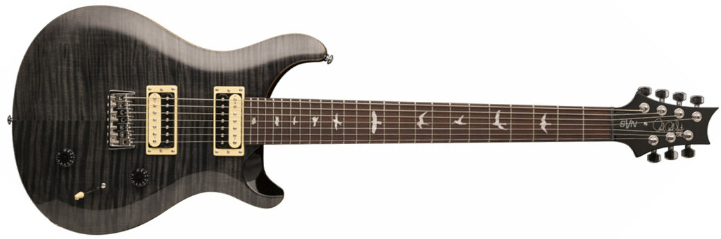 Prs Se Svn 7-strings - Gray Black - Guitarra eléctrica de 7 cuerdas - Main picture