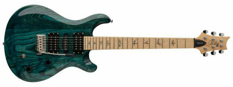 Prs Se Swamp Ash Special Hsh Trem Frene Mn - Iridescent Blue - Guitarra eléctrica de doble corte - Main picture