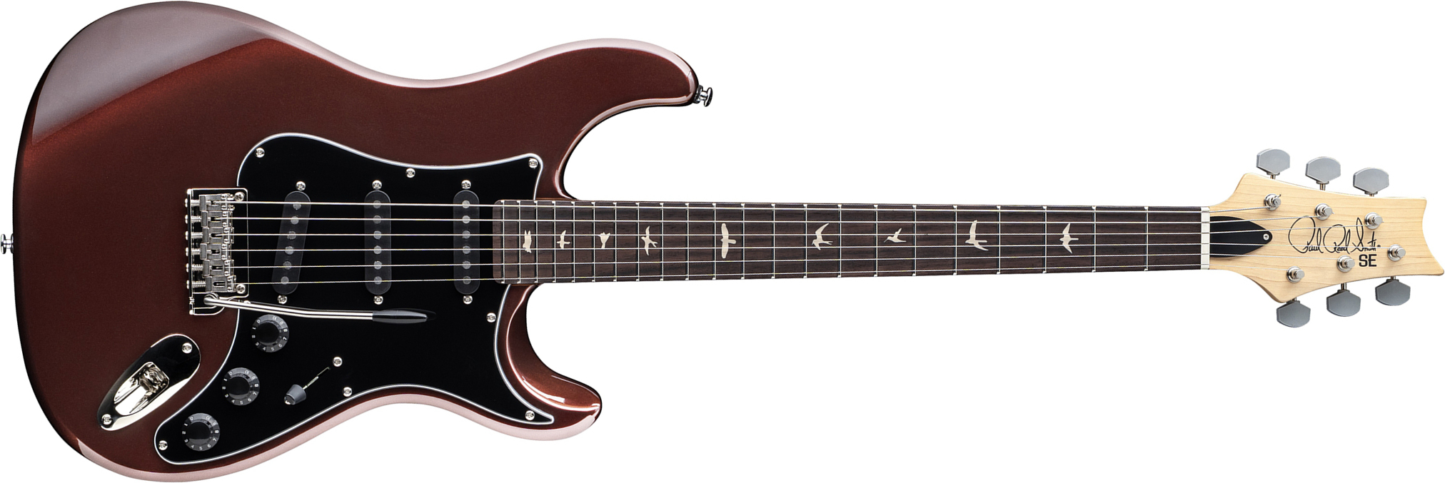 Prs Silver Sky Defender Se Ltd Signature 3s Trem Rw - Sedona Red - Guitarra eléctrica con forma de str. - Main picture