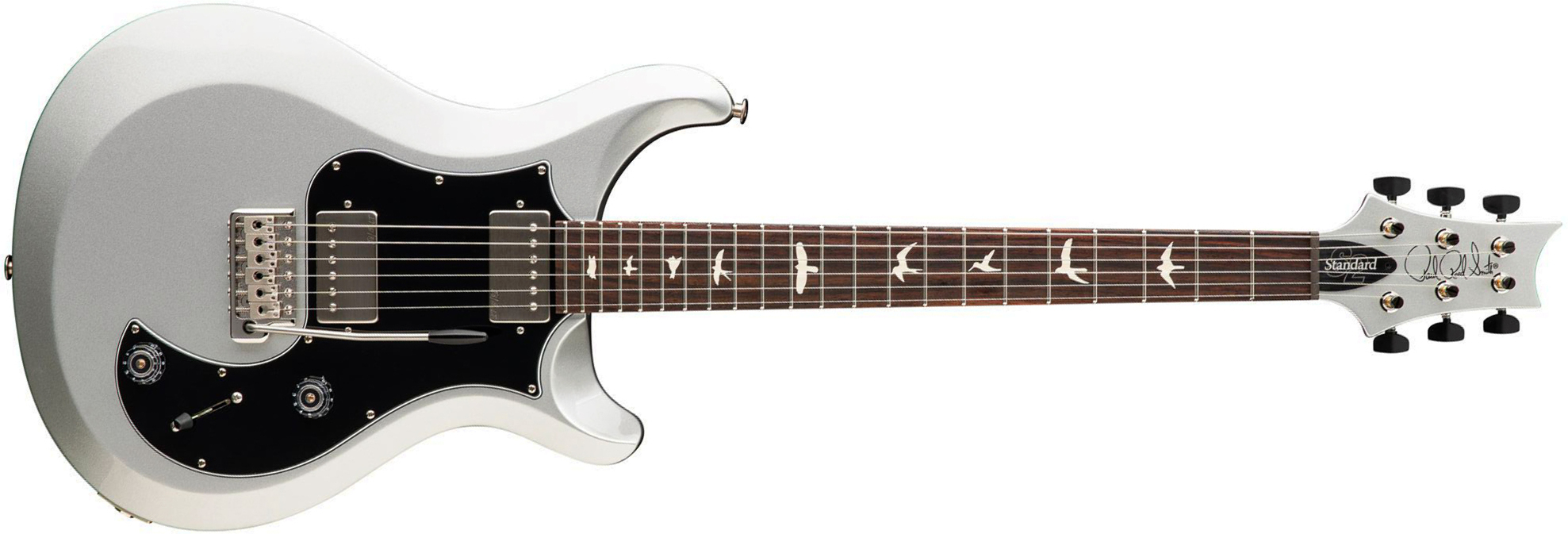 Prs Standard 22 S2 Usa 2h Trem Rw - Platinum Metallic - Guitarra eléctrica de doble corte - Main picture