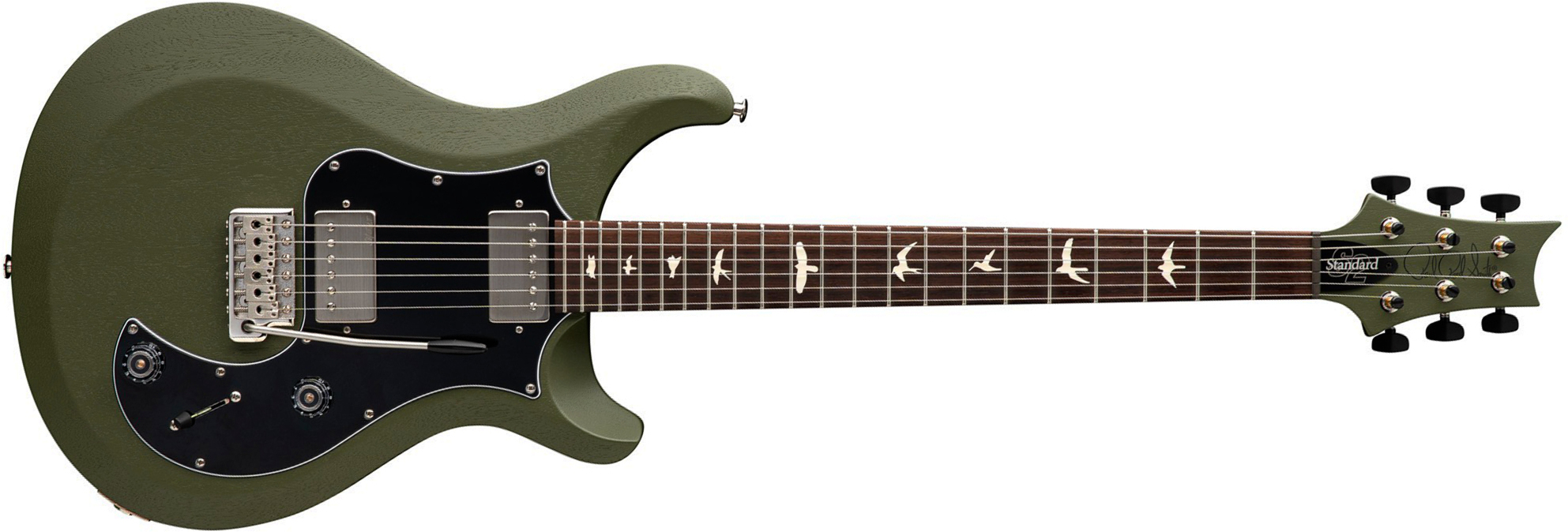 Prs Standard 22 S2 Usa 2h Trem Rw - Matcha Green Satin - Guitarra eléctrica de doble corte - Main picture
