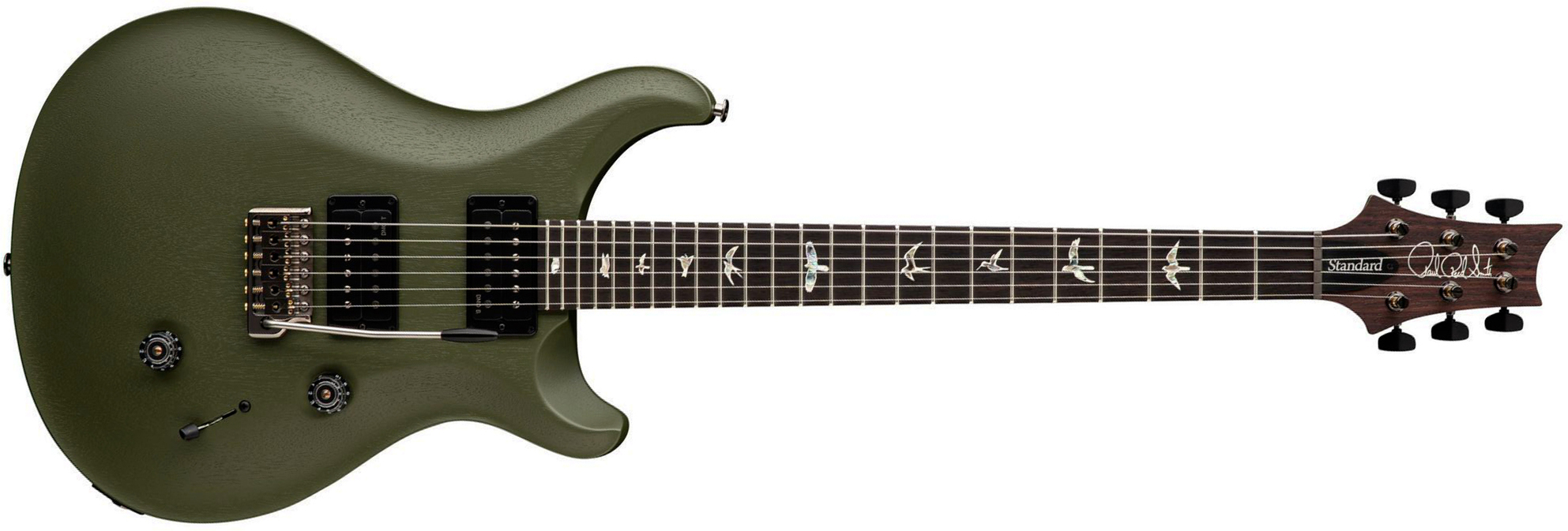 Prs Standard 24 S2 Usa 2h Dmo Trem Rw - Matcha Green Satin - Guitarra eléctrica de doble corte - Main picture