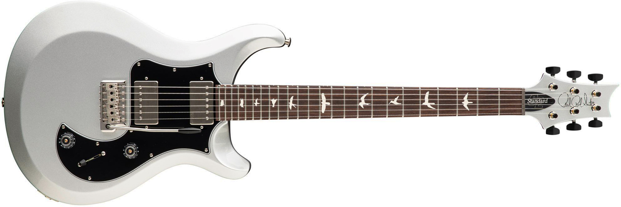 Prs Standard 24 S2 Usa 2h Trem Rw - Platinum Metallic - Guitarra eléctrica de doble corte - Main picture
