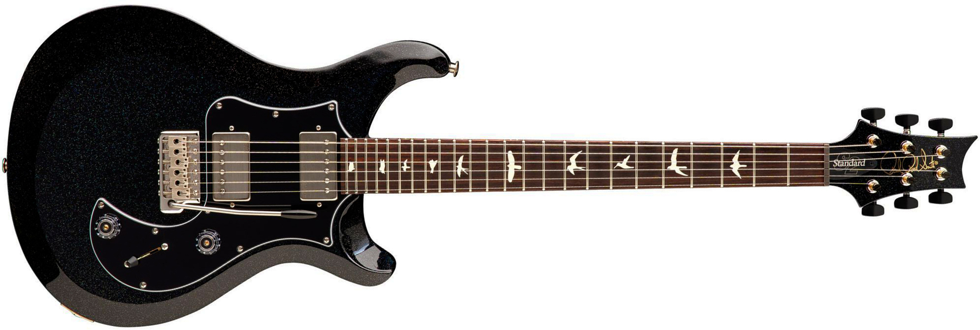 Prs Standard 24 S2 Usa 2h Trem Rw - Black Rainbow Holoflake - Guitarra eléctrica de doble corte - Main picture